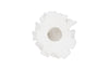 Topsy Turvy Succulent Wall Art , White Stone