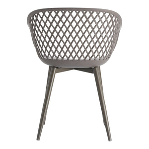 Moe's Piazza Outdoor Chair Set of 2 in Grey