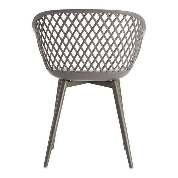 Moe's Piazza Outdoor Chair Set of 2 in Grey