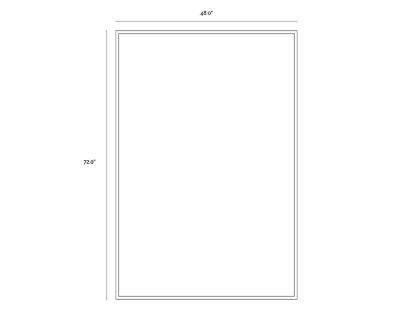 COLONIAL REVIVAL - 48" X 72" - BLACK FLOATER FRAME