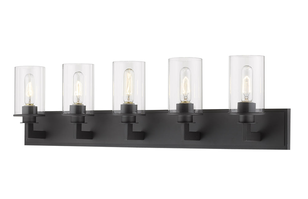 Savannah 5 Light Vanity in Bronze Finish