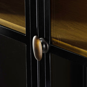 Belmont Cabinet Oak In Black