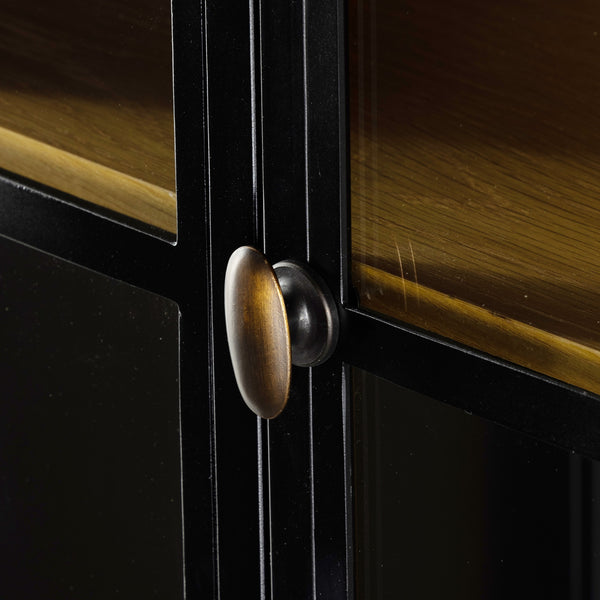 Belmont Cabinet Oak In Black