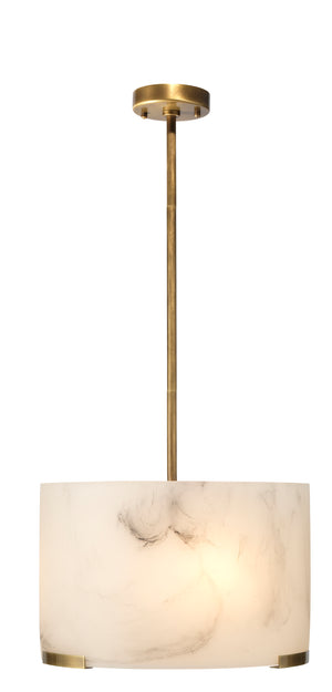 Elancourt Faux Alabaster 3-Light Pendant