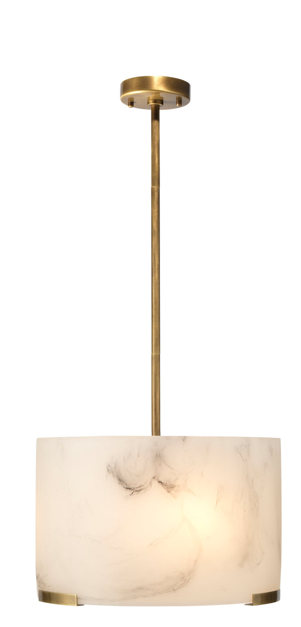 Elancourt Faux Alabaster 3-Light Pendant