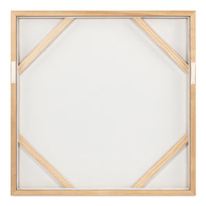 Flutter Framed Painting in Cool Beige