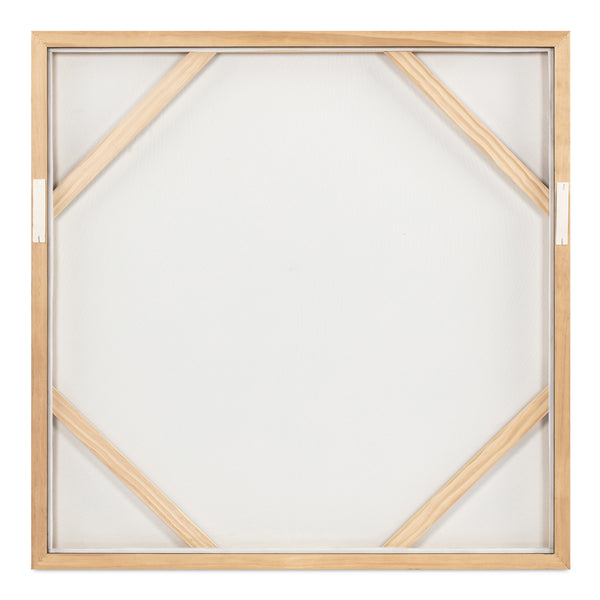 Flutter Framed Painting in Cool Beige