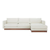 Moe's Vernon Right Sectional White