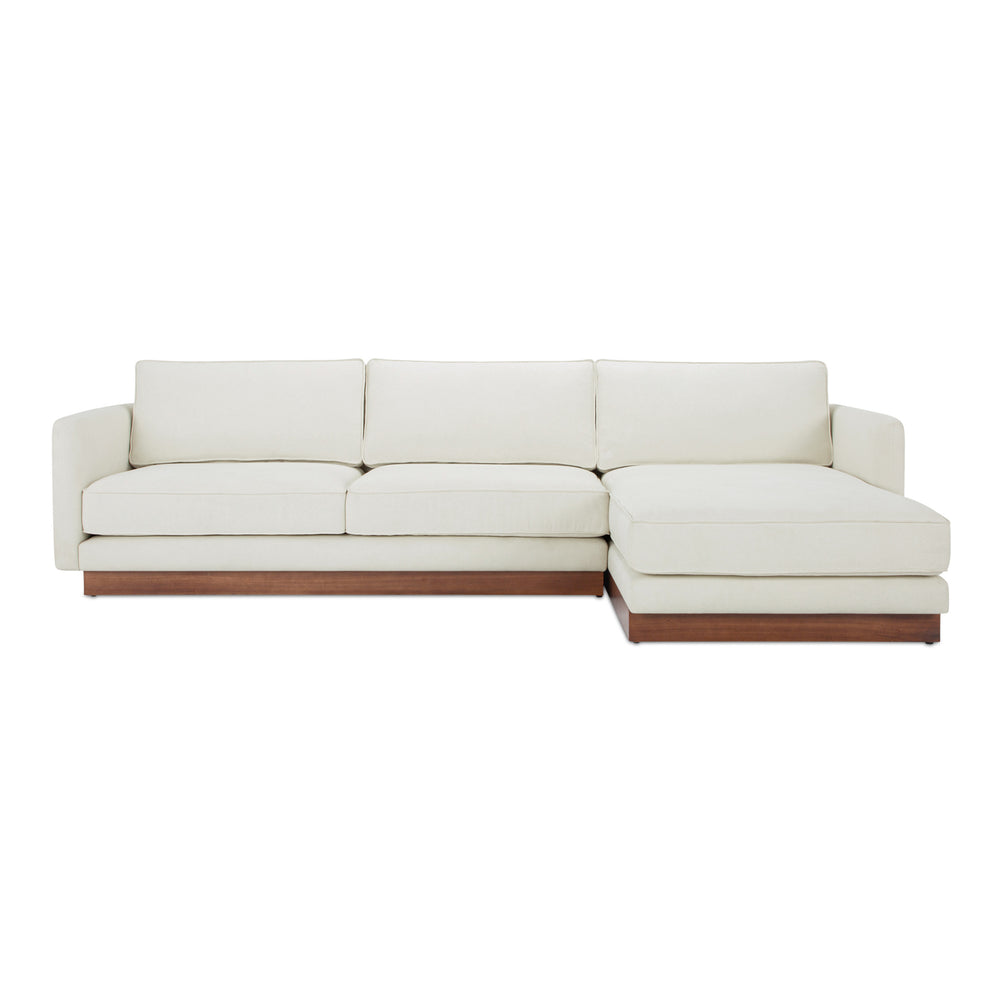 Moe's Vernon Right Sectional White