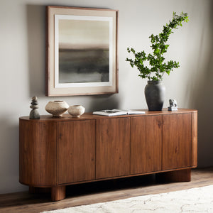 Paden Sideboard In Seasoned Brown Acacia