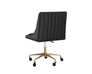 HALDEN OFFICE CHAIR - VINTAGE BLACK