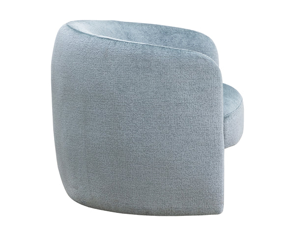 MIRCEA LOUNGE CHAIR - BERGEN FRENCH BLUE