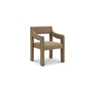 Moe's Elise Dining Chair Ochre with Sloped Arms