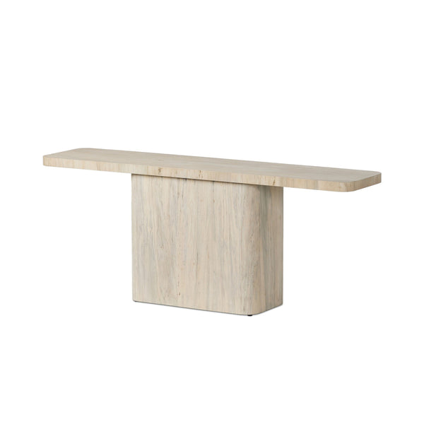 Esmi Console Table - Bleached Spalted Primavera
