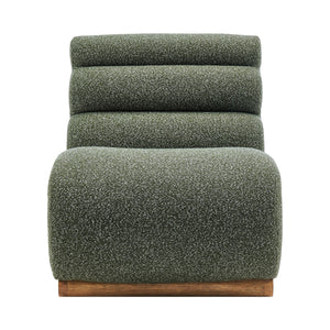 Lucius Boucle Accent Chair, Milford Green 