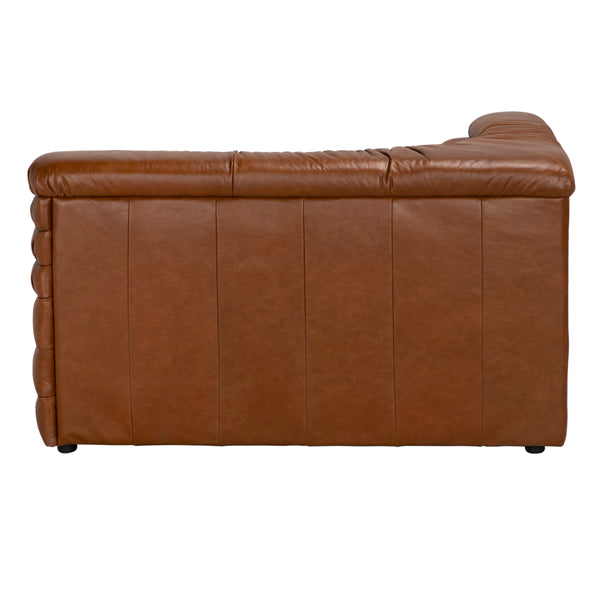 Bandera Sofa, L, Roche Tan Leather