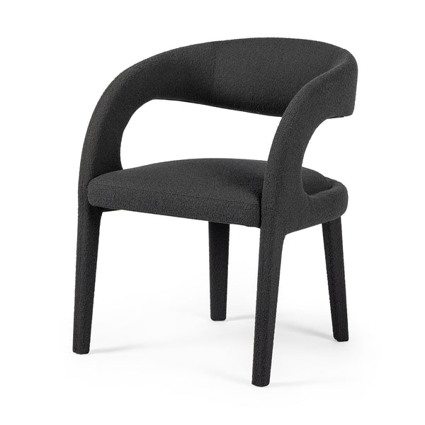 Hawkins Dining Chair In Fiqa Boucle Chrcl