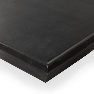 Drake Outdoor Coffee Table In Aged Grey