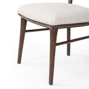 Beacon Dining Chair In Hockney Linen