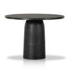 Basil Outdoor Dining Table 42" in Aged Grey