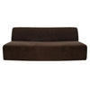 Naomi Convex Sofa Dark Brown by Moe's