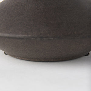 Rylee 6.9H Dark Brown Ceramic Vase