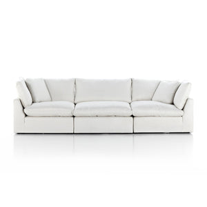 Stevie 3Pc Sectional Sofa In Anders Ivory