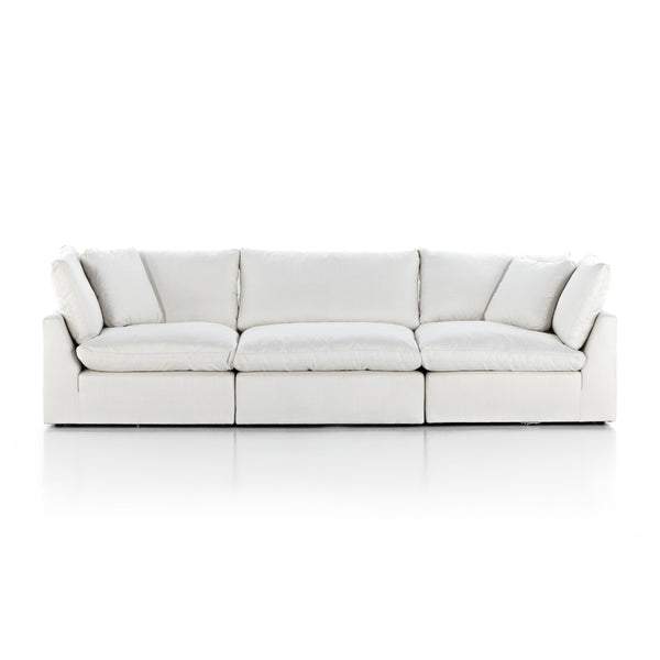 Stevie 3Pc Sectional Sofa In Anders Ivory