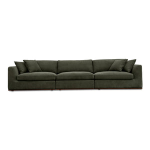 Moe's Rue Modular Sofa in Deep Green