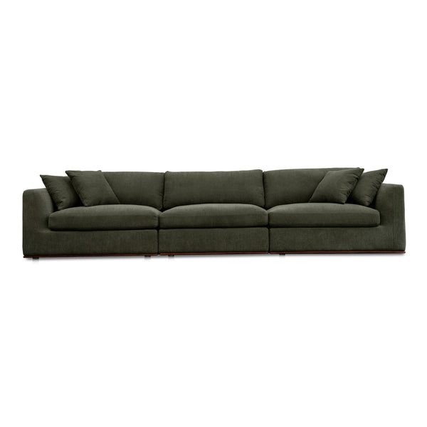 Moe's Rue Modular Sofa in Deep Green