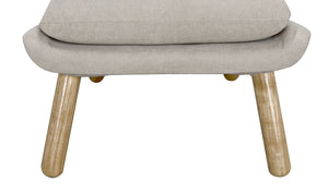 Valerie Chair with Wheat Fabric