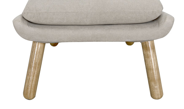 Valerie Chair with Wheat Fabric