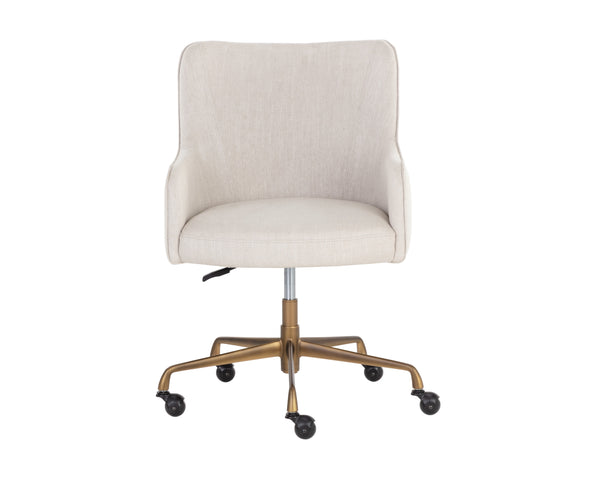 FRANKLIN OFFICE CHAIR - BEIGE LINEN
