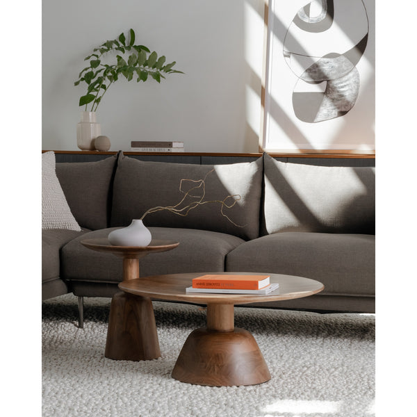 Moe's Nels Dark Brown Acacia Coffee Table
