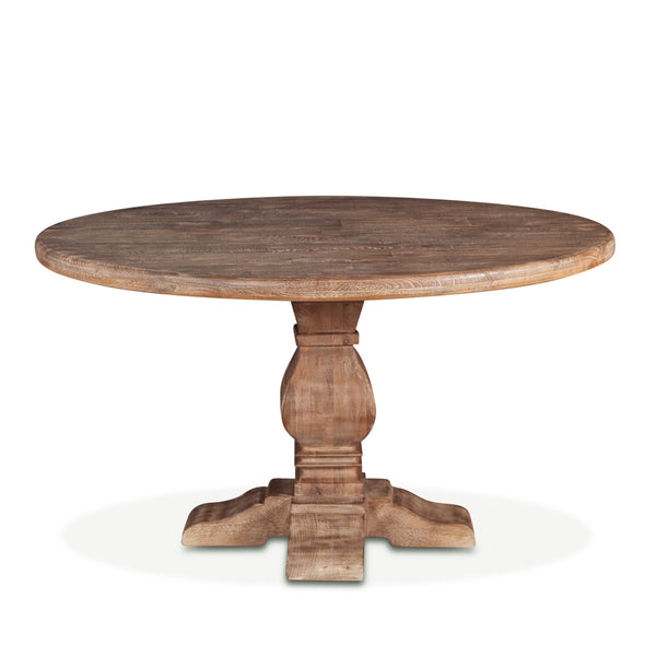 San Rafael 48" Round Dining Table Antique Oak