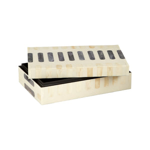 Manscala Container | Grey And Ivory - Large