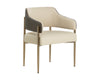 TOVA DINING ARMCHAIR - DILLON CREAM / BRAVO ASH