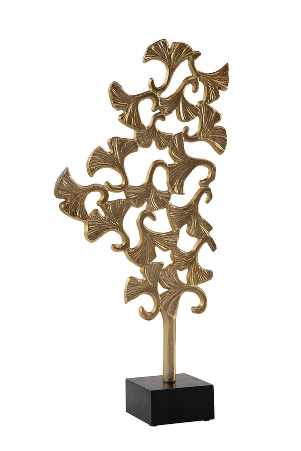 Aluminum Leaf Sculpture Set