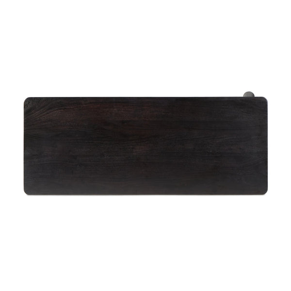 Lorik Desk - Worn Black Acacia