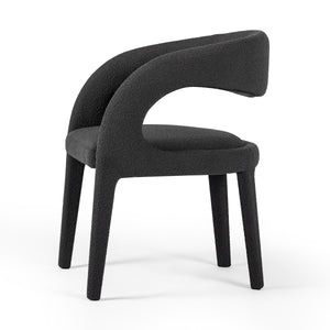 Hawkins Dining Chair In Fiqa Boucle Chrcl