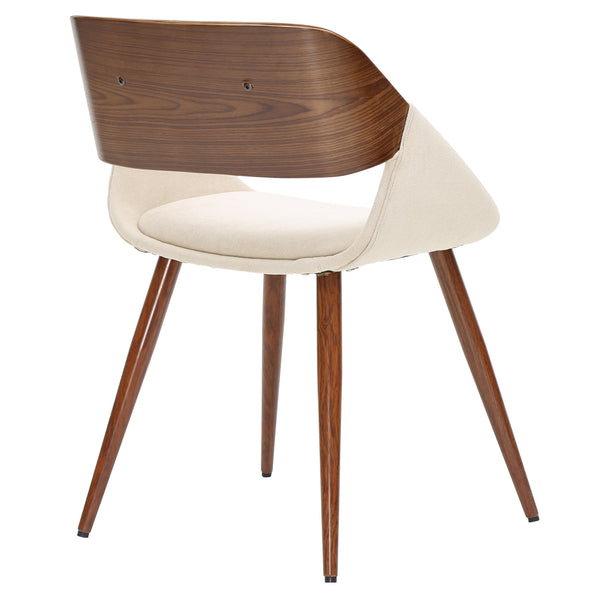 Cyprus Fabric Chair In Santorini Sand/Walnut
