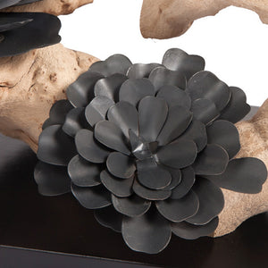 Metal Echeveria Plant, small