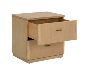 ETIENNE NIGHTSTAND - RUSTIC OAK
