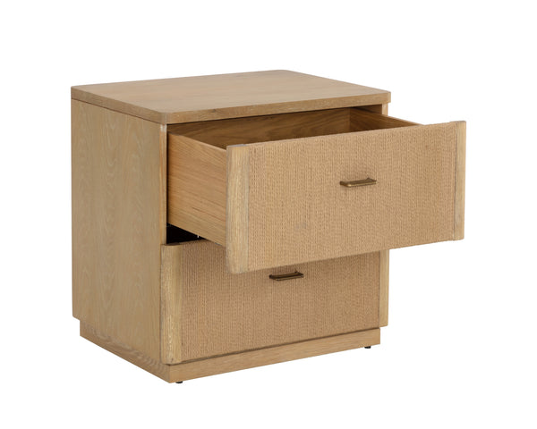 ETIENNE NIGHTSTAND - RUSTIC OAK