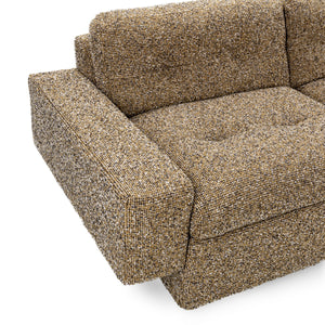 Lucca Upholstered Sofa - Mid-Century Yellow Honey