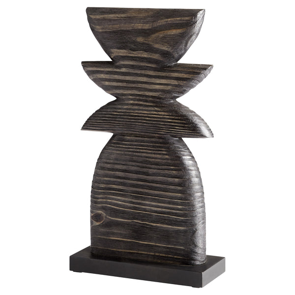 Dark Crescent Sculpture | Black