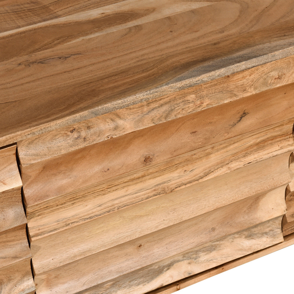 Catania Media Cabinet, Natural Acacia