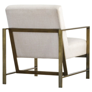 Francis Fabric Arm Chair In Shortbread