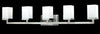 Tidal 5 Light Vanity  in Brushed Nickel Finish