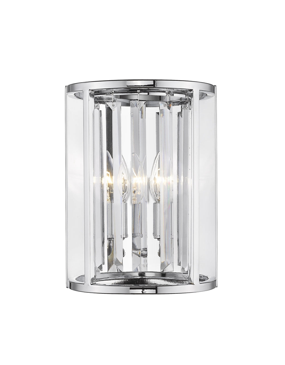 Monarch 2 Light Wall Sconce in Chrome Finish